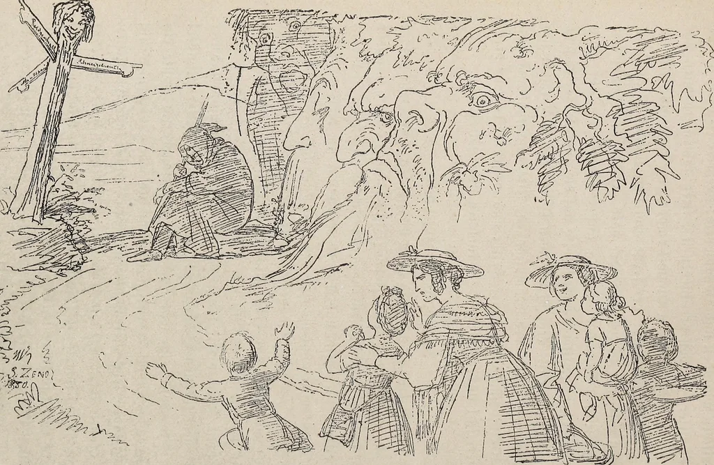 An illustration from Erinnerungen an Wilhelm von Kaulbach und sein Haus : mit Briefen und hundertsechzig Abbildungen, 1921, leaf 358