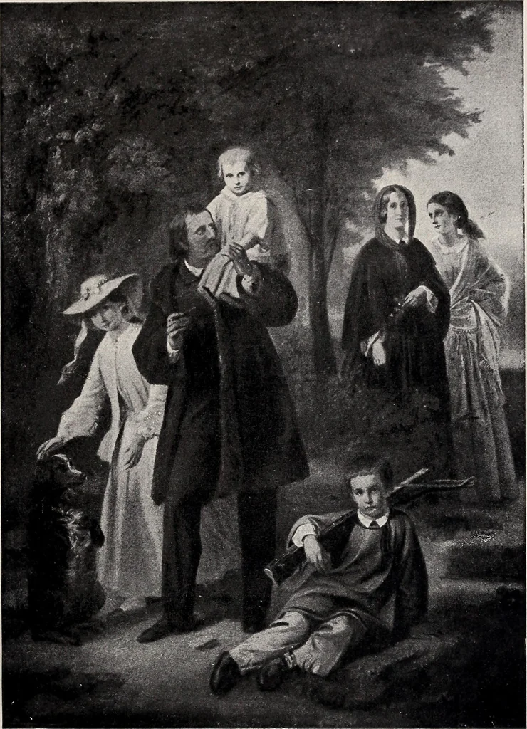 An illustration from Erinnerungen an Wilhelm von Kaulbach und sein Haus : mit Briefen und hundertsechzig Abbildungen, 1921, leaf 367
