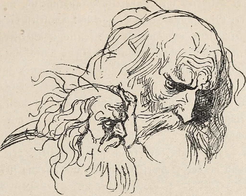 An illustration from Erinnerungen an Wilhelm von Kaulbach und sein Haus : mit Briefen und hundertsechzig Abbildungen, 1921, leaf 371