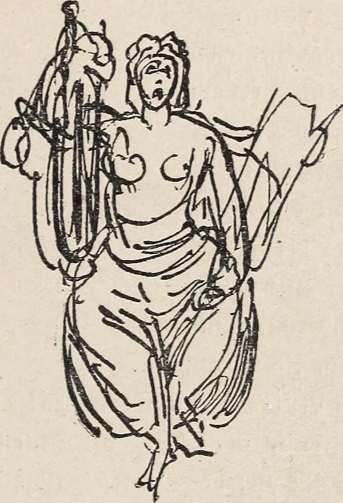 An illustration from Erinnerungen an Wilhelm von Kaulbach und sein Haus : mit Briefen und hundertsechzig Abbildungen, 1921, leaf 375