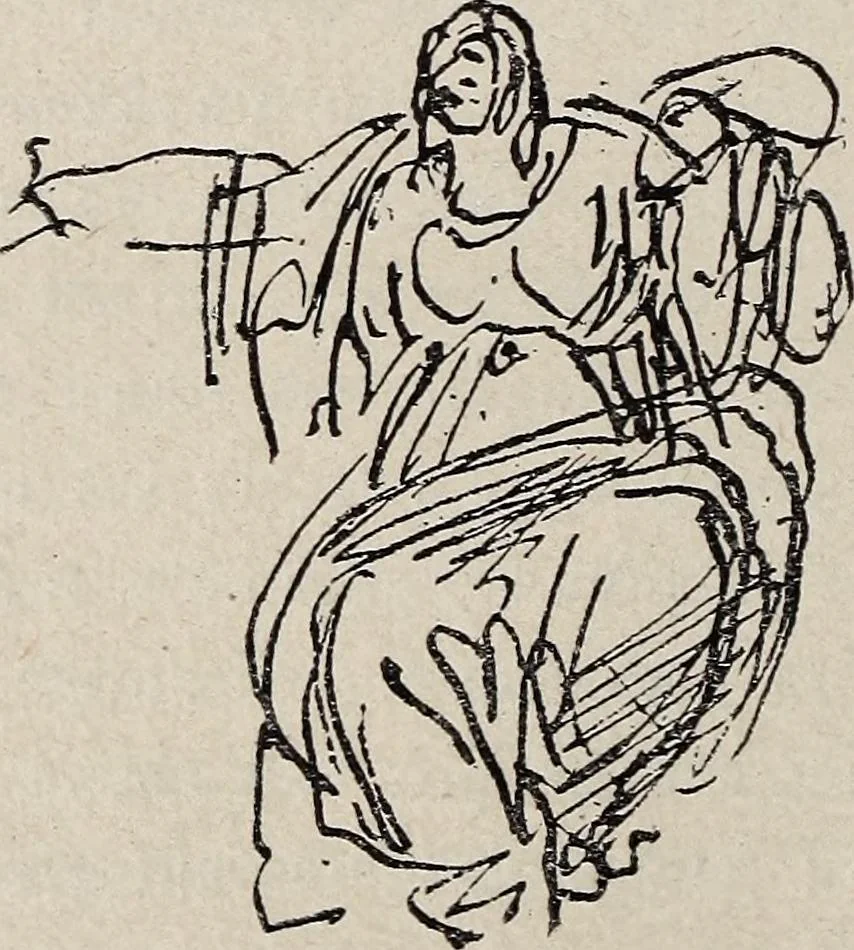 An illustration from Erinnerungen an Wilhelm von Kaulbach und sein Haus : mit Briefen und hundertsechzig Abbildungen, 1921, leaf 386