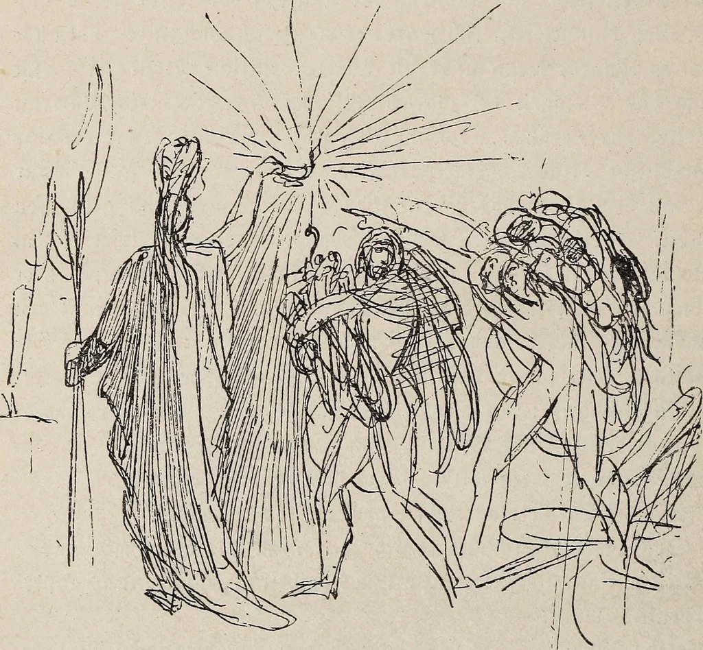 An illustration from Erinnerungen an Wilhelm von Kaulbach und sein Haus : mit Briefen und hundertsechzig Abbildungen, 1921, leaf 396