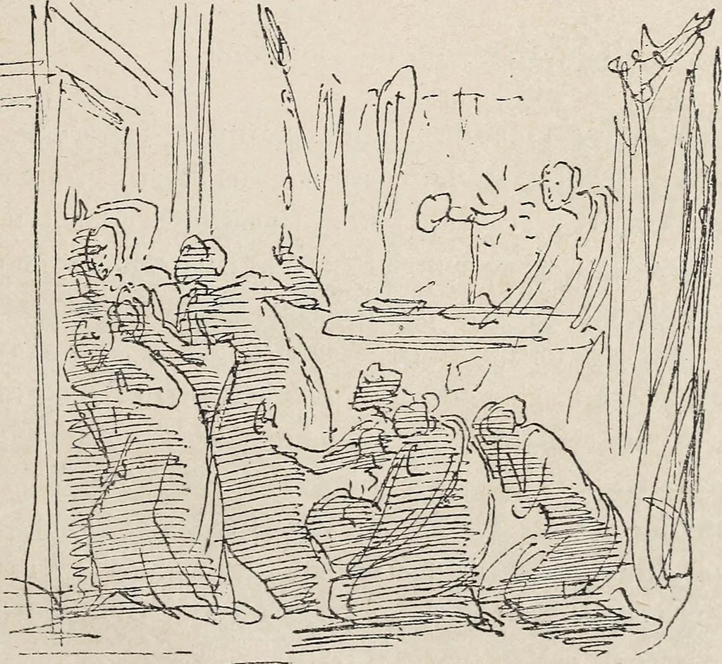 An illustration from Erinnerungen an Wilhelm von Kaulbach und sein Haus : mit Briefen und hundertsechzig Abbildungen, 1921, leaf 397