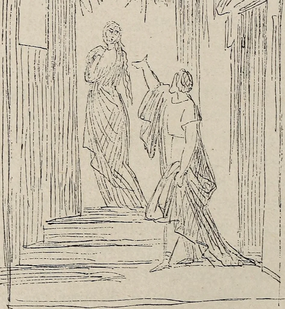 An illustration from Erinnerungen an Wilhelm von Kaulbach und sein Haus : mit Briefen und hundertsechzig Abbildungen, 1921, leaf 406