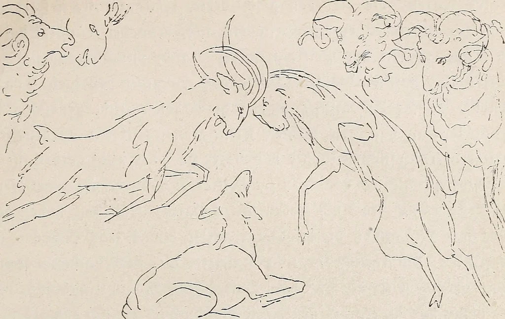 An illustration from Erinnerungen an Wilhelm von Kaulbach und sein Haus : mit Briefen und hundertsechzig Abbildungen, 1921, leaf 75
