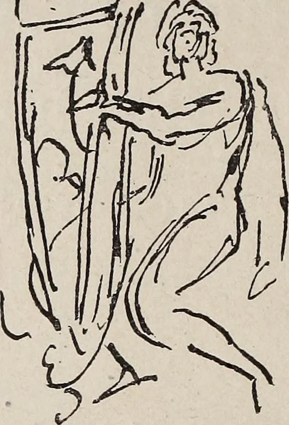 An illustration from Erinnerungen an Wilhelm von Kaulbach und sein Haus : mit Briefen und hundertsechzig Abbildungen, 1921, leaf 8
