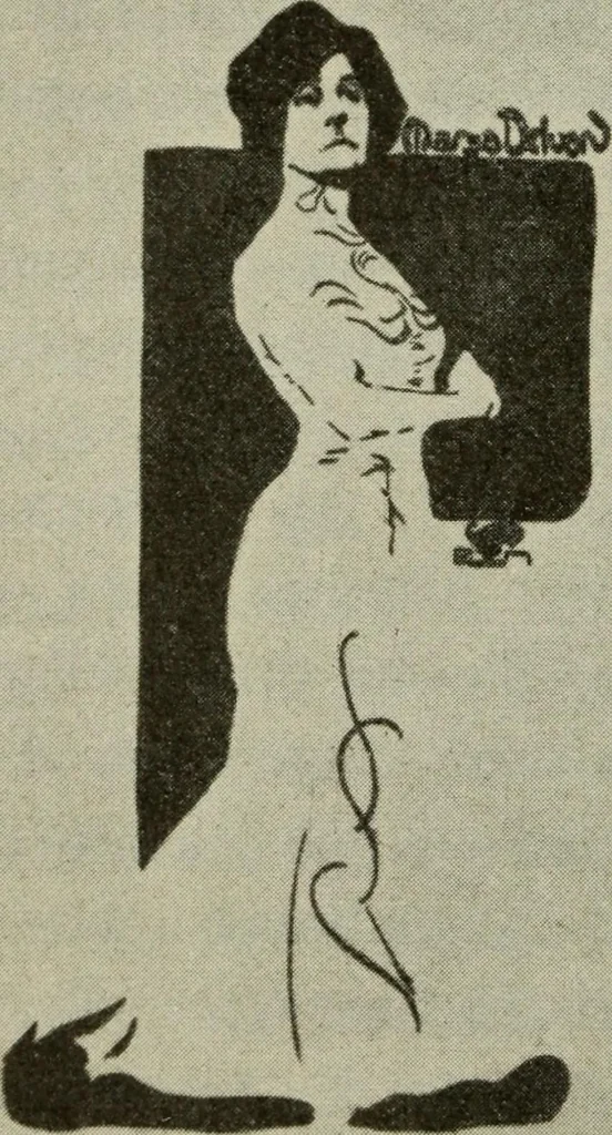 An illustration from Erstes Verzeichnis der Radierunger, Lithographien und Holzschnitte moderner Graphiker : welche meist in Handdrucken und signiert auf der Vertriebsstelle vorrätig sind, 1904, leaf 15
