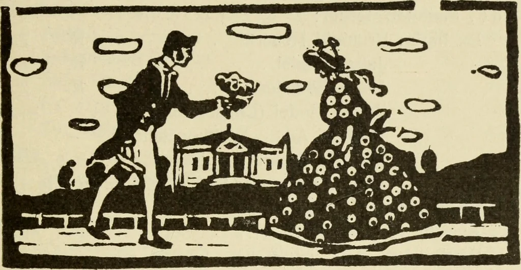 An illustration from Erstes Verzeichnis der Radierunger, Lithographien und Holzschnitte moderner Graphiker : welche meist in Handdrucken und signiert auf der Vertriebsstelle vorrätig sind, 1904, leaf 24