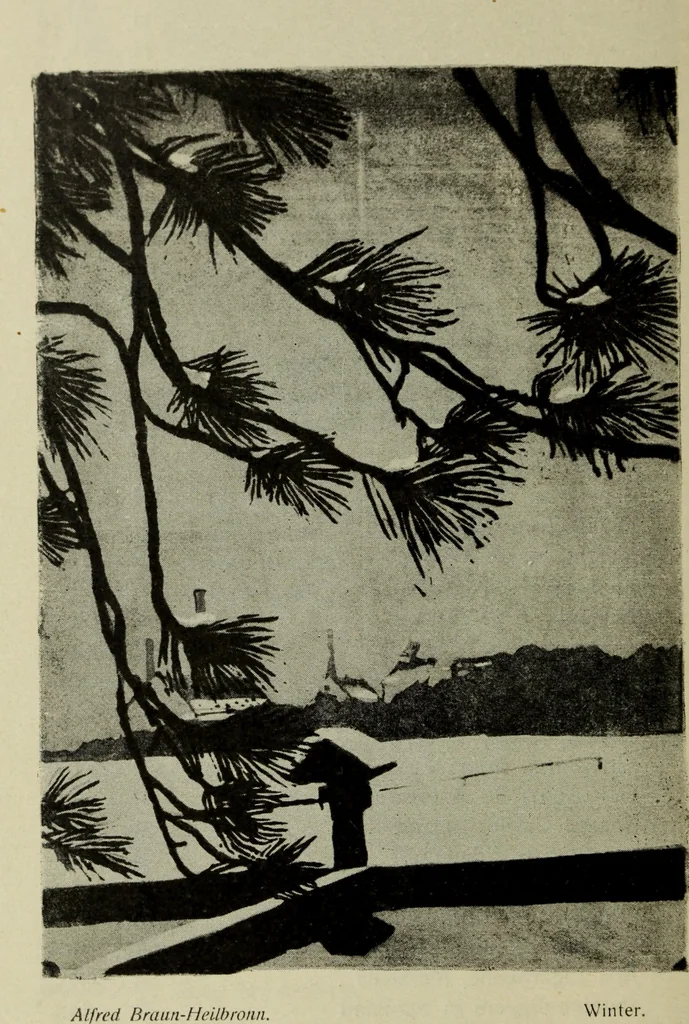 An illustration from Erstes Verzeichnis der Radierunger, Lithographien und Holzschnitte moderner Graphiker : welche meist in Handdrucken und signiert auf der Vertriebsstelle vorrätig sind, 1904, leaf 31