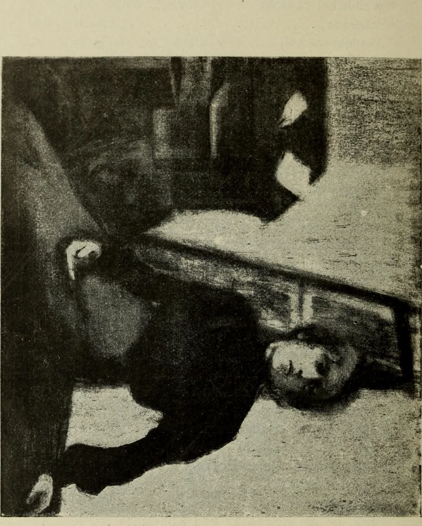 An illustration from Erstes Verzeichnis der Radierunger, Lithographien und Holzschnitte moderner Graphiker : welche meist in Handdrucken und signiert auf der Vertriebsstelle vorrätig sind, 1904, leaf 37