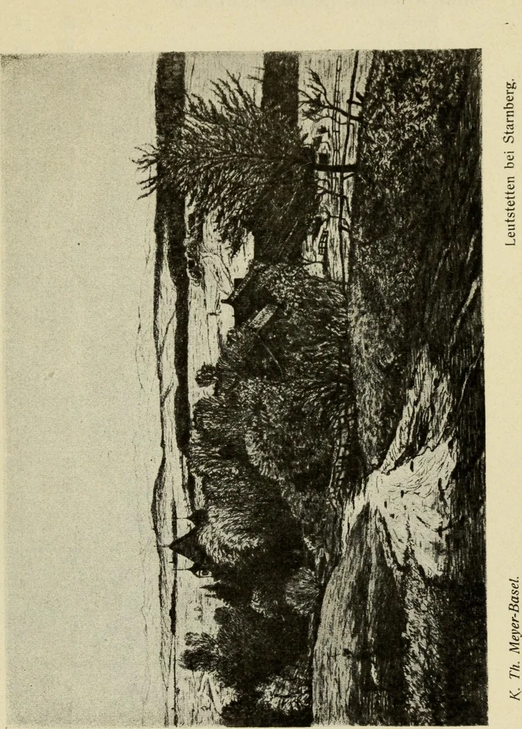 An illustration from Erstes Verzeichnis der Radierunger, Lithographien und Holzschnitte moderner Graphiker : welche meist in Handdrucken und signiert auf der Vertriebsstelle vorrätig sind, 1904, leaf 60