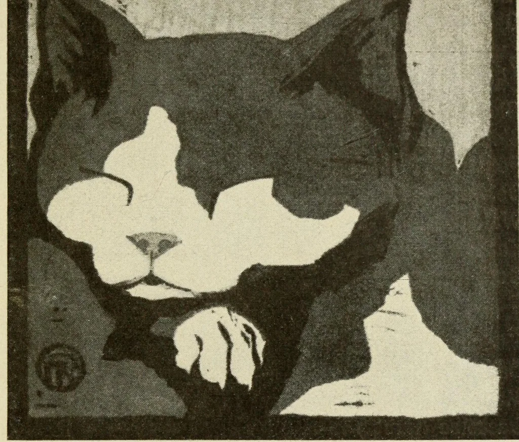 An illustration from Erstes Verzeichnis der Radierunger, Lithographien und Holzschnitte moderner Graphiker : welche meist in Handdrucken und signiert auf der Vertriebsstelle vorrätig sind, 1904, leaf 74