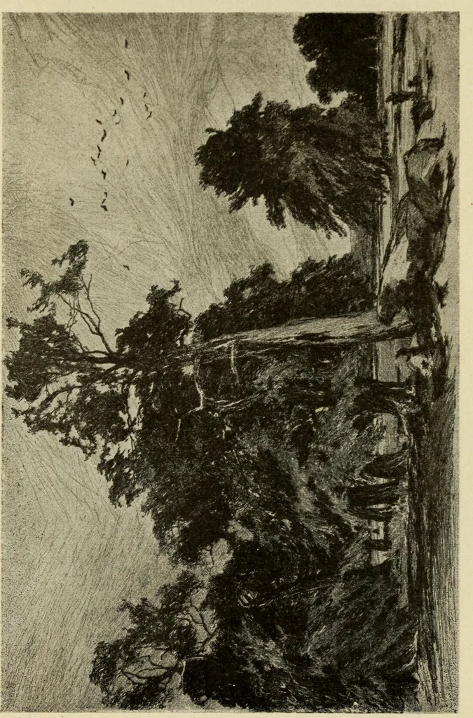 An illustration from Erstes Verzeichnis der Radierunger, Lithographien und Holzschnitte moderner Graphiker : welche meist in Handdrucken und signiert auf der Vertriebsstelle vorrätig sind, 1904, leaf 76