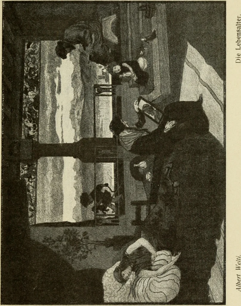 An illustration from Erstes Verzeichnis der Radierunger, Lithographien und Holzschnitte moderner Graphiker : welche meist in Handdrucken und signiert auf der Vertriebsstelle vorrätig sind, 1904, leaf 82
