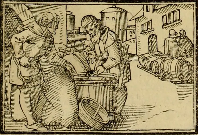 An illustration from Erste Theil der Hoffhaltung des Türckhischen Keysers vnd Othomañischen Reichs Beschreibung : darinn nicht allein der Türcken Empter ... sonder auch aller Türckischen Keysern Namen, Thaten, Krieg vnd Handel, so sie wider die Christen vnd Heyden haben verbracht, biss auff diss M.D.LXXVIII. Jar erstreckt vnd aussgeführet, auff das fleissigst verzeichnet vnd beschrieben : dessgleichen von der Türcken Aberglauben, Religion, Gottesdienst vnd Ceremonien ... : der ander Theil, wahrhaffte Beschreibung aller namhafften Geschichten, Thaten, Handlungen, Krieg ... so sich zwischen den Turcken vnd Christen vom Jar M.D.XX. biss auff das M.D.LXXVIII. Jar ... haben verloffen vnd zugetragen, 1578, leaf 120