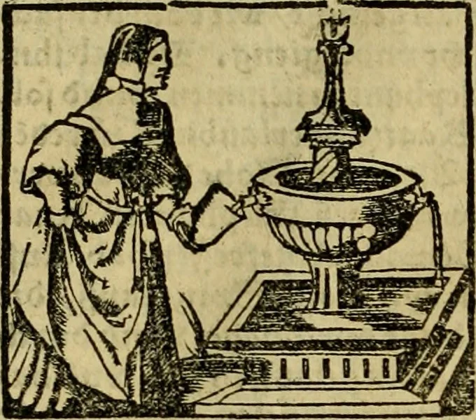 An illustration from Erste Theil der Hoffhaltung des Türckhischen Keysers vnd Othomañischen Reichs Beschreibung : darinn nicht allein der Türcken Empter ... sonder auch aller Türckischen Keysern Namen, Thaten, Krieg vnd Handel, so sie wider die Christen vnd Heyden haben verbracht, biss auff diss M.D.LXXVIII. Jar erstreckt vnd aussgeführet, auff das fleissigst verzeichnet vnd beschrieben : dessgleichen von der Türcken Aberglauben, Religion, Gottesdienst vnd Ceremonien ... : der ander Theil, wahrhaffte Beschreibung aller namhafften Geschichten, Thaten, Handlungen, Krieg ... so sich zwischen den Turcken vnd Christen vom Jar M.D.XX. biss auff das M.D.LXXVIII. Jar ... haben verloffen vnd zugetragen, 1578, leaf 127