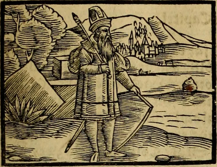 An illustration from Erste Theil der Hoffhaltung des Türckhischen Keysers vnd Othomañischen Reichs Beschreibung : darinn nicht allein der Türcken Empter ... sonder auch aller Türckischen Keysern Namen, Thaten, Krieg vnd Handel, so sie wider die Christen vnd Heyden haben verbracht, biss auff diss M.D.LXXVIII. Jar erstreckt vnd aussgeführet, auff das fleissigst verzeichnet vnd beschrieben : dessgleichen von der Türcken Aberglauben, Religion, Gottesdienst vnd Ceremonien ... : der ander Theil, wahrhaffte Beschreibung aller namhafften Geschichten, Thaten, Handlungen, Krieg ... so sich zwischen den Turcken vnd Christen vom Jar M.D.XX. biss auff das M.D.LXXVIII. Jar ... haben verloffen vnd zugetragen, 1578, leaf 184