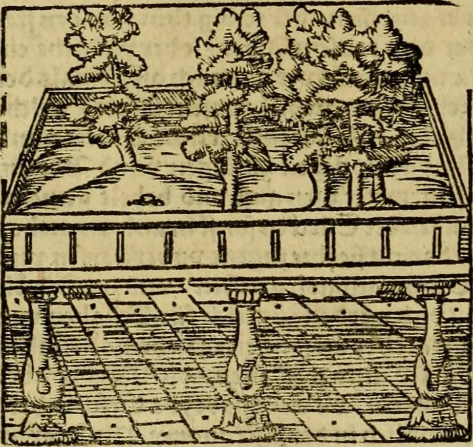 An illustration from Erste Theil der Hoffhaltung des Türckhischen Keysers vnd Othomañischen Reichs Beschreibung : darinn nicht allein der Türcken Empter ... sonder auch aller Türckischen Keysern Namen, Thaten, Krieg vnd Handel, so sie wider die Christen vnd Heyden haben verbracht, biss auff diss M.D.LXXVIII. Jar erstreckt vnd aussgeführet, auff das fleissigst verzeichnet vnd beschrieben : dessgleichen von der Türcken Aberglauben, Religion, Gottesdienst vnd Ceremonien ... : der ander Theil, wahrhaffte Beschreibung aller namhafften Geschichten, Thaten, Handlungen, Krieg ... so sich zwischen den Turcken vnd Christen vom Jar M.D.XX. biss auff das M.D.LXXVIII. Jar ... haben verloffen vnd zugetragen, 1578, leaf 19