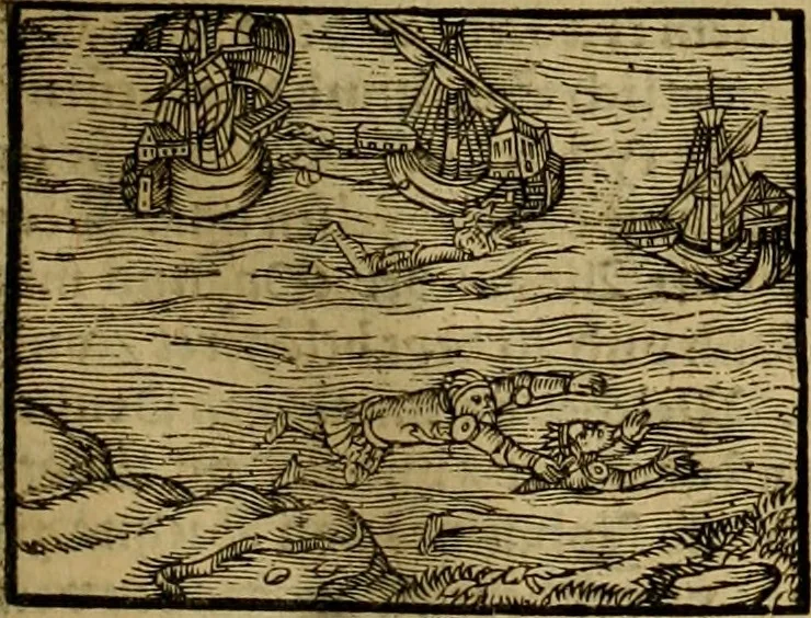 An illustration from Erste Theil der Hoffhaltung des Türckhischen Keysers vnd Othomañischen Reichs Beschreibung : darinn nicht allein der Türcken Empter ... sonder auch aller Türckischen Keysern Namen, Thaten, Krieg vnd Handel, so sie wider die Christen vnd Heyden haben verbracht, biss auff diss M.D.LXXVIII. Jar erstreckt vnd aussgeführet, auff das fleissigst verzeichnet vnd beschrieben : dessgleichen von der Türcken Aberglauben, Religion, Gottesdienst vnd Ceremonien ... : der ander Theil, wahrhaffte Beschreibung aller namhafften Geschichten, Thaten, Handlungen, Krieg ... so sich zwischen den Turcken vnd Christen vom Jar M.D.XX. biss auff das M.D.LXXVIII. Jar ... haben verloffen vnd zugetragen, 1578, leaf 196