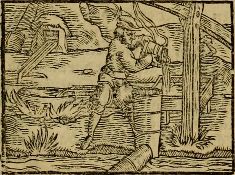 An illustration from Erste Theil der Hoffhaltung des Türckhischen Keysers vnd Othomañischen Reichs Beschreibung : darinn nicht allein der Türcken Empter ... sonder auch aller Türckischen Keysern Namen, Thaten, Krieg vnd Handel, so sie wider die Christen vnd Heyden haben verbracht, biss auff diss M.D.LXXVIII. Jar erstreckt vnd aussgeführet, auff das fleissigst verzeichnet vnd beschrieben : dessgleichen von der Türcken Aberglauben, Religion, Gottesdienst vnd Ceremonien ... : der ander Theil, wahrhaffte Beschreibung aller namhafften Geschichten, Thaten, Handlungen, Krieg ... so sich zwischen den Turcken vnd Christen vom Jar M.D.XX. biss auff das M.D.LXXVIII. Jar ... haben verloffen vnd zugetragen, 1578, leaf 20