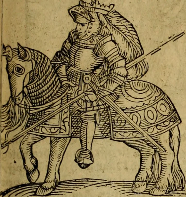 An illustration from Erste Theil der Hoffhaltung des Türckhischen Keysers vnd Othomañischen Reichs Beschreibung : darinn nicht allein der Türcken Empter ... sonder auch aller Türckischen Keysern Namen, Thaten, Krieg vnd Handel, so sie wider die Christen vnd Heyden haben verbracht, biss auff diss M.D.LXXVIII. Jar erstreckt vnd aussgeführet, auff das fleissigst verzeichnet vnd beschrieben : dessgleichen von der Türcken Aberglauben, Religion, Gottesdienst vnd Ceremonien ... : der ander Theil, wahrhaffte Beschreibung aller namhafften Geschichten, Thaten, Handlungen, Krieg ... so sich zwischen den Turcken vnd Christen vom Jar M.D.XX. biss auff das M.D.LXXVIII. Jar ... haben verloffen vnd zugetragen, 1578, leaf 228