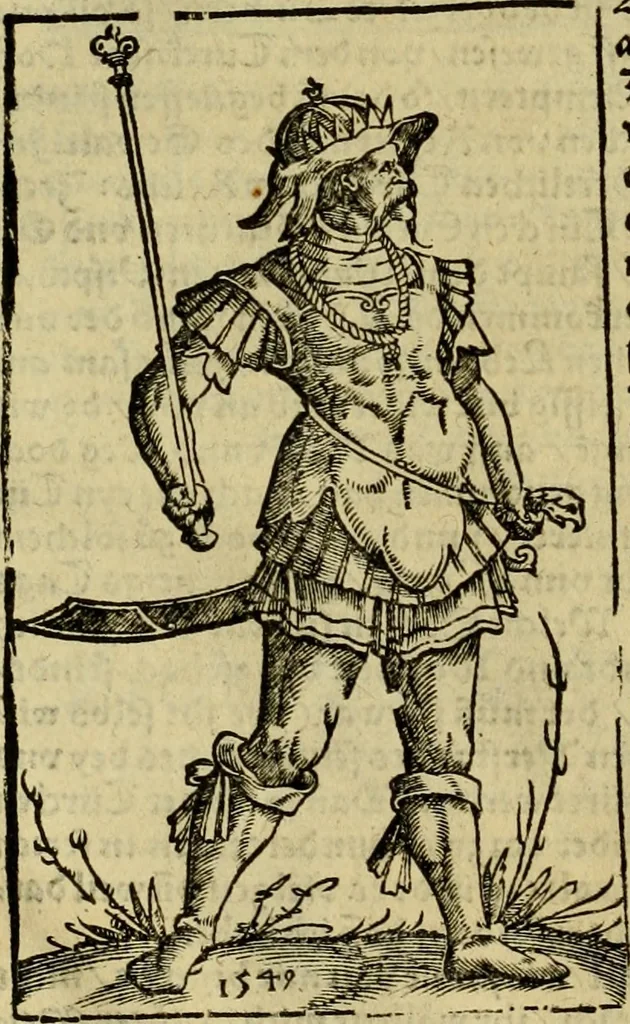 An illustration from Erste Theil der Hoffhaltung des Türckhischen Keysers vnd Othomañischen Reichs Beschreibung : darinn nicht allein der Türcken Empter ... sonder auch aller Türckischen Keysern Namen, Thaten, Krieg vnd Handel, so sie wider die Christen vnd Heyden haben verbracht, biss auff diss M.D.LXXVIII. Jar erstreckt vnd aussgeführet, auff das fleissigst verzeichnet vnd beschrieben : dessgleichen von der Türcken Aberglauben, Religion, Gottesdienst vnd Ceremonien ... : der ander Theil, wahrhaffte Beschreibung aller namhafften Geschichten, Thaten, Handlungen, Krieg ... so sich zwischen den Turcken vnd Christen vom Jar M.D.XX. biss auff das M.D.LXXVIII. Jar ... haben verloffen vnd zugetragen, 1578, leaf 231