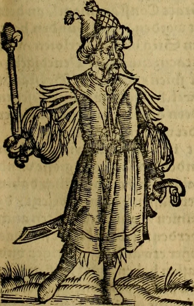 An illustration from Erste Theil der Hoffhaltung des Türckhischen Keysers vnd Othomañischen Reichs Beschreibung : darinn nicht allein der Türcken Empter ... sonder auch aller Türckischen Keysern Namen, Thaten, Krieg vnd Handel, so sie wider die Christen vnd Heyden haben verbracht, biss auff diss M.D.LXXVIII. Jar erstreckt vnd aussgeführet, auff das fleissigst verzeichnet vnd beschrieben : dessgleichen von der Türcken Aberglauben, Religion, Gottesdienst vnd Ceremonien ... : der ander Theil, wahrhaffte Beschreibung aller namhafften Geschichten, Thaten, Handlungen, Krieg ... so sich zwischen den Turcken vnd Christen vom Jar M.D.XX. biss auff das M.D.LXXVIII. Jar ... haben verloffen vnd zugetragen, 1578, leaf 232