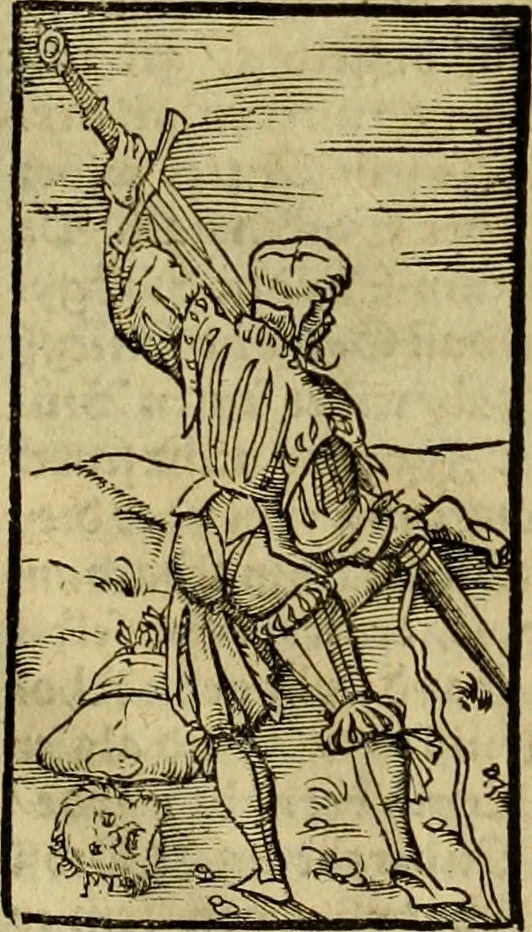 An illustration from Erste Theil der Hoffhaltung des Türckhischen Keysers vnd Othomañischen Reichs Beschreibung : darinn nicht allein der Türcken Empter ... sonder auch aller Türckischen Keysern Namen, Thaten, Krieg vnd Handel, so sie wider die Christen vnd Heyden haben verbracht, biss auff diss M.D.LXXVIII. Jar erstreckt vnd aussgeführet, auff das fleissigst verzeichnet vnd beschrieben : dessgleichen von der Türcken Aberglauben, Religion, Gottesdienst vnd Ceremonien ... : der ander Theil, wahrhaffte Beschreibung aller namhafften Geschichten, Thaten, Handlungen, Krieg ... so sich zwischen den Turcken vnd Christen vom Jar M.D.XX. biss auff das M.D.LXXVIII. Jar ... haben verloffen vnd zugetragen, 1578, leaf 257