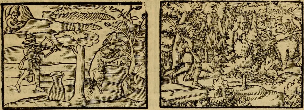 An illustration from Erste Theil der Hoffhaltung des Türckhischen Keysers vnd Othomañischen Reichs Beschreibung : darinn nicht allein der Türcken Empter ... sonder auch aller Türckischen Keysern Namen, Thaten, Krieg vnd Handel, so sie wider die Christen vnd Heyden haben verbracht, biss auff diss M.D.LXXVIII. Jar erstreckt vnd aussgeführet, auff das fleissigst verzeichnet vnd beschrieben : dessgleichen von der Türcken Aberglauben, Religion, Gottesdienst vnd Ceremonien ... : der ander Theil, wahrhaffte Beschreibung aller namhafften Geschichten, Thaten, Handlungen, Krieg ... so sich zwischen den Turcken vnd Christen vom Jar M.D.XX. biss auff das M.D.LXXVIII. Jar ... haben verloffen vnd zugetragen, 1578, leaf 32