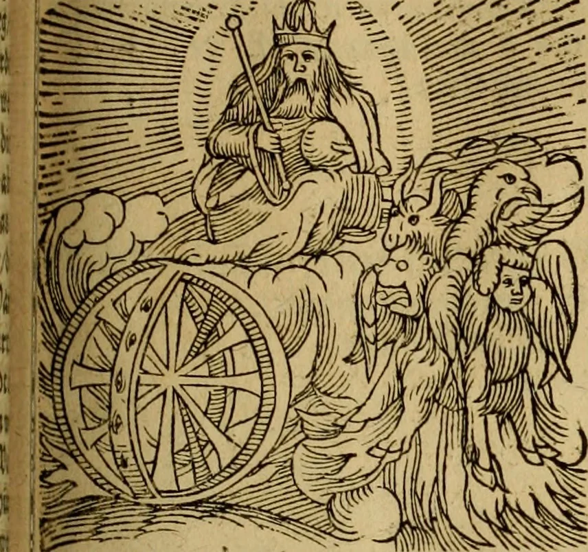 An illustration from Erste Theil der Hoffhaltung des Türckhischen Keysers vnd Othomañischen Reichs Beschreibung : darinn nicht allein der Türcken Empter ... sonder auch aller Türckischen Keysern Namen, Thaten, Krieg vnd Handel, so sie wider die Christen vnd Heyden haben verbracht, biss auff diss M.D.LXXVIII. Jar erstreckt vnd aussgeführet, auff das fleissigst verzeichnet vnd beschrieben : dessgleichen von der Türcken Aberglauben, Religion, Gottesdienst vnd Ceremonien ... : der ander Theil, wahrhaffte Beschreibung aller namhafften Geschichten, Thaten, Handlungen, Krieg ... so sich zwischen den Turcken vnd Christen vom Jar M.D.XX. biss auff das M.D.LXXVIII. Jar ... haben verloffen vnd zugetragen, 1578, leaf 354