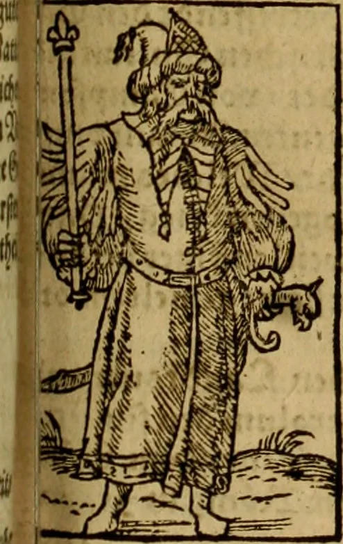 An illustration from Erste Theil der Hoffhaltung des Türckhischen Keysers vnd Othomañischen Reichs Beschreibung : darinn nicht allein der Türcken Empter ... sonder auch aller Türckischen Keysern Namen, Thaten, Krieg vnd Handel, so sie wider die Christen vnd Heyden haben verbracht, biss auff diss M.D.LXXVIII. Jar erstreckt vnd aussgeführet, auff das fleissigst verzeichnet vnd beschrieben : dessgleichen von der Türcken Aberglauben, Religion, Gottesdienst vnd Ceremonien ... : der ander Theil, wahrhaffte Beschreibung aller namhafften Geschichten, Thaten, Handlungen, Krieg ... so sich zwischen den Turcken vnd Christen vom Jar M.D.XX. biss auff das M.D.LXXVIII. Jar ... haben verloffen vnd zugetragen, 1578, leaf 364