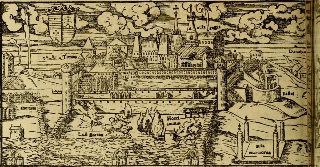 An illustration from Erste Theil der Hoffhaltung des Türckhischen Keysers vnd Othomañischen Reichs Beschreibung : darinn nicht allein der Türcken Empter ... sonder auch aller Türckischen Keysern Namen, Thaten, Krieg vnd Handel, so sie wider die Christen vnd Heyden haben verbracht, biss auff diss M.D.LXXVIII. Jar erstreckt vnd aussgeführet, auff das fleissigst verzeichnet vnd beschrieben : dessgleichen von der Türcken Aberglauben, Religion, Gottesdienst vnd Ceremonien ... : der ander Theil, wahrhaffte Beschreibung aller namhafften Geschichten, Thaten, Handlungen, Krieg ... so sich zwischen den Turcken vnd Christen vom Jar M.D.XX. biss auff das M.D.LXXVIII. Jar ... haben verloffen vnd zugetragen, 1578, leaf 373