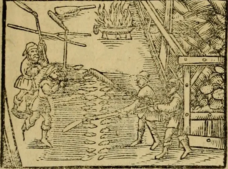An illustration from Erste Theil der Hoffhaltung des Türckhischen Keysers vnd Othomañischen Reichs Beschreibung : darinn nicht allein der Türcken Empter ... sonder auch aller Türckischen Keysern Namen, Thaten, Krieg vnd Handel, so sie wider die Christen vnd Heyden haben verbracht, biss auff diss M.D.LXXVIII. Jar erstreckt vnd aussgeführet, auff das fleissigst verzeichnet vnd beschrieben : dessgleichen von der Türcken Aberglauben, Religion, Gottesdienst vnd Ceremonien ... : der ander Theil, wahrhaffte Beschreibung aller namhafften Geschichten, Thaten, Handlungen, Krieg ... so sich zwischen den Turcken vnd Christen vom Jar M.D.XX. biss auff das M.D.LXXVIII. Jar ... haben verloffen vnd zugetragen, 1578, leaf 38