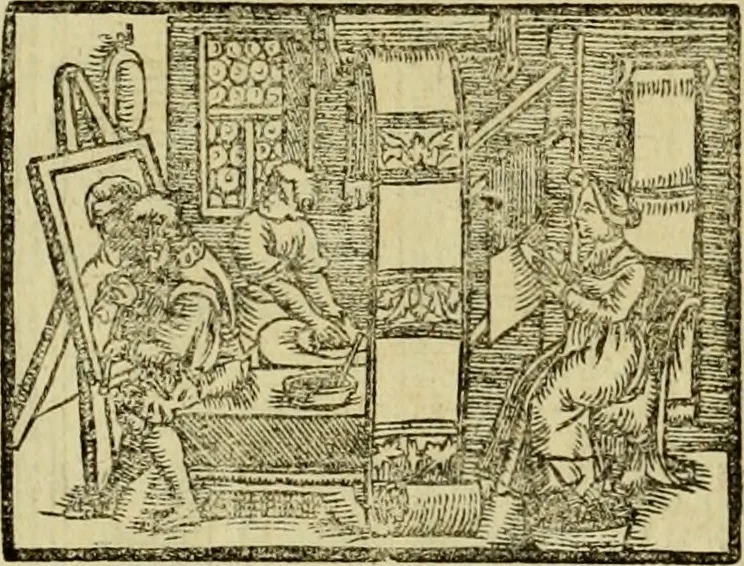 An illustration from Erste Theil der Hoffhaltung des Türckhischen Keysers vnd Othomañischen Reichs Beschreibung : darinn nicht allein der Türcken Empter ... sonder auch aller Türckischen Keysern Namen, Thaten, Krieg vnd Handel, so sie wider die Christen vnd Heyden haben verbracht, biss auff diss M.D.LXXVIII. Jar erstreckt vnd aussgeführet, auff das fleissigst verzeichnet vnd beschrieben : dessgleichen von der Türcken Aberglauben, Religion, Gottesdienst vnd Ceremonien ... : der ander Theil, wahrhaffte Beschreibung aller namhafften Geschichten, Thaten, Handlungen, Krieg ... so sich zwischen den Turcken vnd Christen vom Jar M.D.XX. biss auff das M.D.LXXVIII. Jar ... haben verloffen vnd zugetragen, 1578, leaf 41