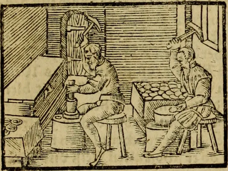 An illustration from Erste Theil der Hoffhaltung des Türckhischen Keysers vnd Othomañischen Reichs Beschreibung : darinn nicht allein der Türcken Empter ... sonder auch aller Türckischen Keysern Namen, Thaten, Krieg vnd Handel, so sie wider die Christen vnd Heyden haben verbracht, biss auff diss M.D.LXXVIII. Jar erstreckt vnd aussgeführet, auff das fleissigst verzeichnet vnd beschrieben : dessgleichen von der Türcken Aberglauben, Religion, Gottesdienst vnd Ceremonien ... : der ander Theil, wahrhaffte Beschreibung aller namhafften Geschichten, Thaten, Handlungen, Krieg ... so sich zwischen den Turcken vnd Christen vom Jar M.D.XX. biss auff das M.D.LXXVIII. Jar ... haben verloffen vnd zugetragen, 1578, leaf 46