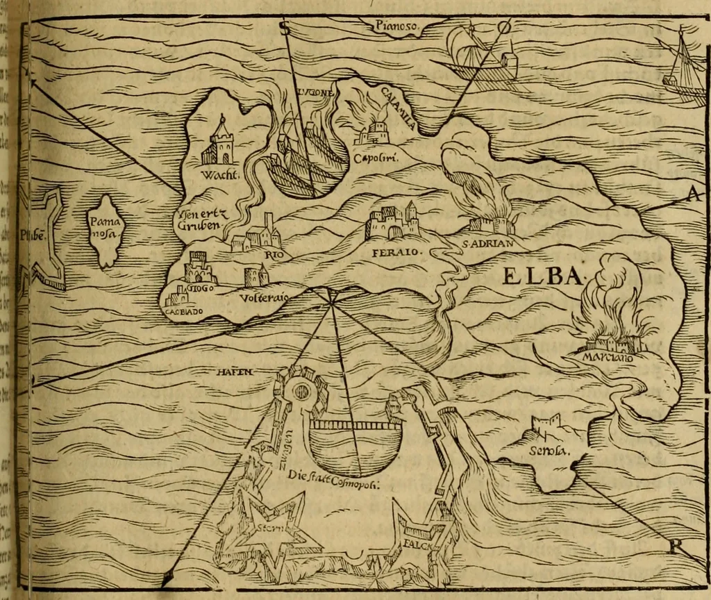An illustration from Erste Theil der Hoffhaltung des Türckhischen Keysers vnd Othomañischen Reichs Beschreibung : darinn nicht allein der Türcken Empter ... sonder auch aller Türckischen Keysern Namen, Thaten, Krieg vnd Handel, so sie wider die Christen vnd Heyden haben verbracht, biss auff diss M.D.LXXVIII. Jar erstreckt vnd aussgeführet, auff das fleissigst verzeichnet vnd beschrieben : dessgleichen von der Türcken Aberglauben, Religion, Gottesdienst vnd Ceremonien ... : der ander Theil, wahrhaffte Beschreibung aller namhafften Geschichten, Thaten, Handlungen, Krieg ... so sich zwischen den Turcken vnd Christen vom Jar M.D.XX. biss auff das M.D.LXXVIII. Jar ... haben verloffen vnd zugetragen, 1578, leaf 512