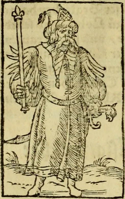 An illustration from Erste Theil der Hoffhaltung des Türckhischen Keysers vnd Othomañischen Reichs Beschreibung : darinn nicht allein der Türcken Empter ... sonder auch aller Türckischen Keysern Namen, Thaten, Krieg vnd Handel, so sie wider die Christen vnd Heyden haben verbracht, biss auff diss M.D.LXXVIII. Jar erstreckt vnd aussgeführet, auff das fleissigst verzeichnet vnd beschrieben : dessgleichen von der Türcken Aberglauben, Religion, Gottesdienst vnd Ceremonien ... : der ander Theil, wahrhaffte Beschreibung aller namhafften Geschichten, Thaten, Handlungen, Krieg ... so sich zwischen den Turcken vnd Christen vom Jar M.D.XX. biss auff das M.D.LXXVIII. Jar ... haben verloffen vnd zugetragen, 1578, leaf 65