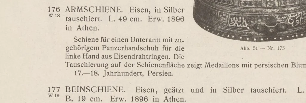 An illustration from Erzeugnisse islamischer Kunst, 1906, leaf 74