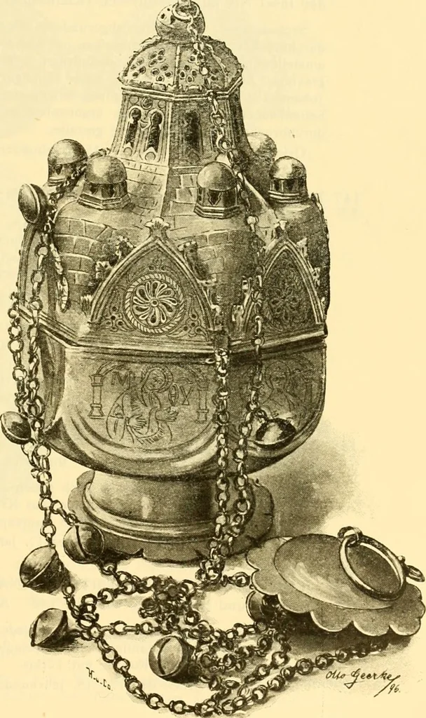 An illustration from Erzeugnisse islamischer Kunst, 1906, leaf 64
