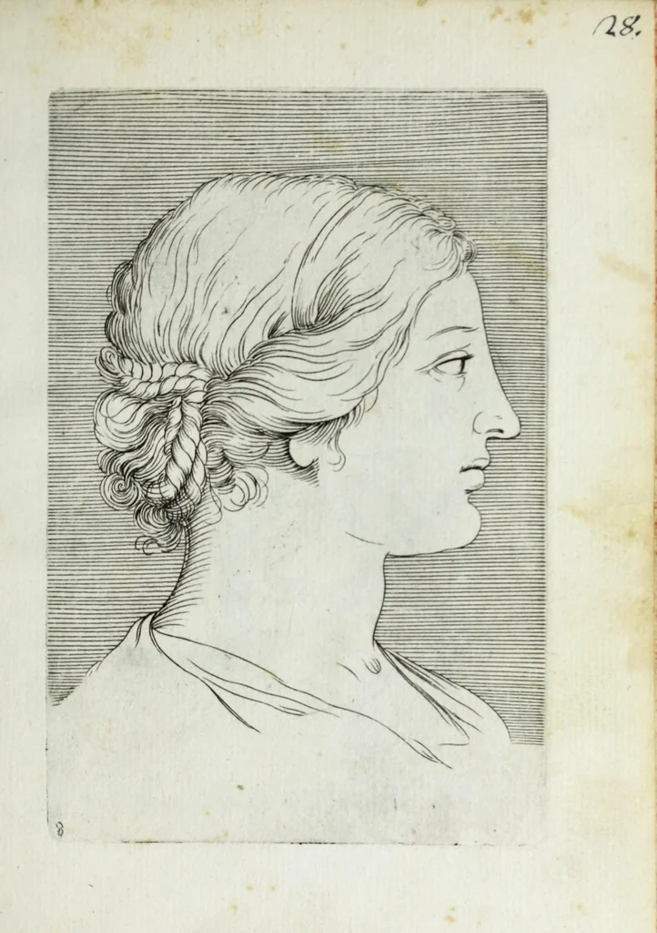 An illustration from Esemplare del'disegno in gratia Dei : principianti nell'arte della pitura et scultura posto in luce nouamente, 1650, leaf 19