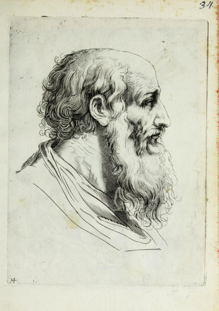 An illustration from Esemplare del'disegno in gratia Dei : principianti nell'arte della pitura et scultura posto in luce nouamente, 1650, leaf 31