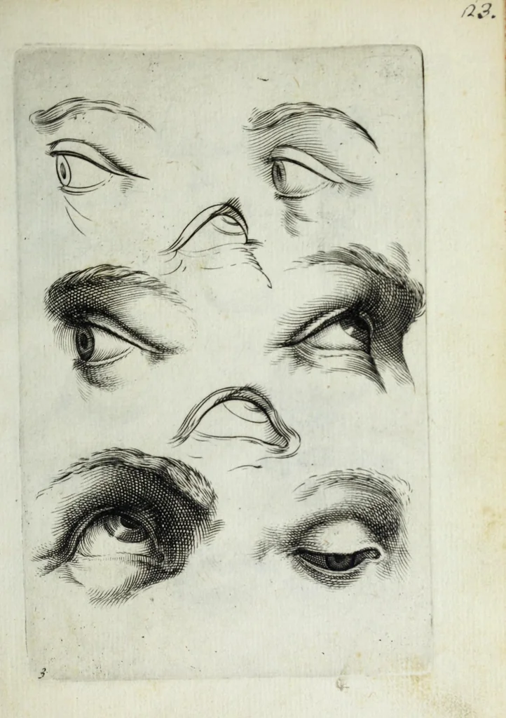 An illustration from Esemplare del'disegno in gratia Dei : principianti nell'arte della pitura et scultura posto in luce nouamente, 1650, leaf 9