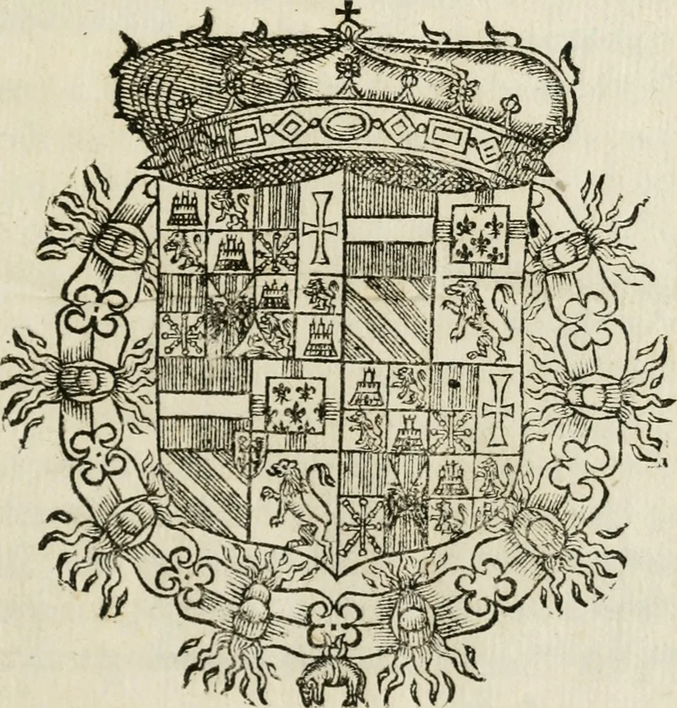 An illustration from Esequie di Filippo IV. cattolico re di Spagna : celebrate in Firenze dal serenissimo Ferdinando II. gran duca di Toscana, 1665, leaf 4