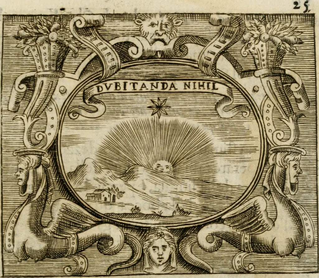 An illustration from Racconto dell'esequie fatte in Cremona all'eminentissimo signor cardinale Pietro Campori, vescouo d'essa città, 1643, leaf 34