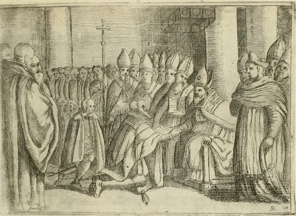 An illustration from Eseqvie d'Arrigo qvarto cristianissimo re di Francia, e di Navarra : celebrate in Firenze dal serenissimo don Cosimo II granduca di Toscana, 1610, leaf 36