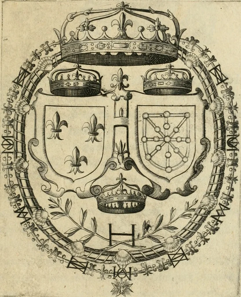 An illustration from Eseqvie d'Arrigo qvarto cristianissimo re di Francia, e di Navarra : celebrate in Firenze dal serenissimo don Cosimo II granduca di Toscana, 1610, leaf 8