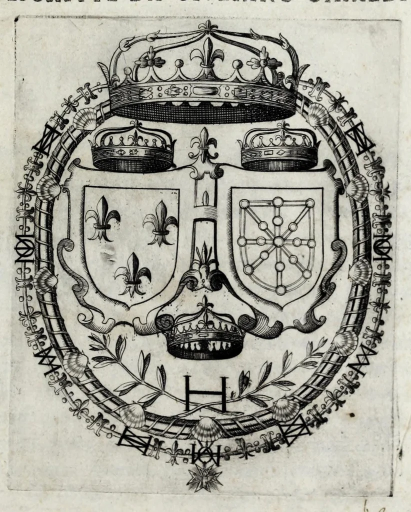 An illustration from Eseqvie d'Arrigo qvarto cristianissimo re di Francia, e di Navarra : celebrate in Firenze dal serenissimo don Cosimo II granduca di Toscana, 1610, leaf 5