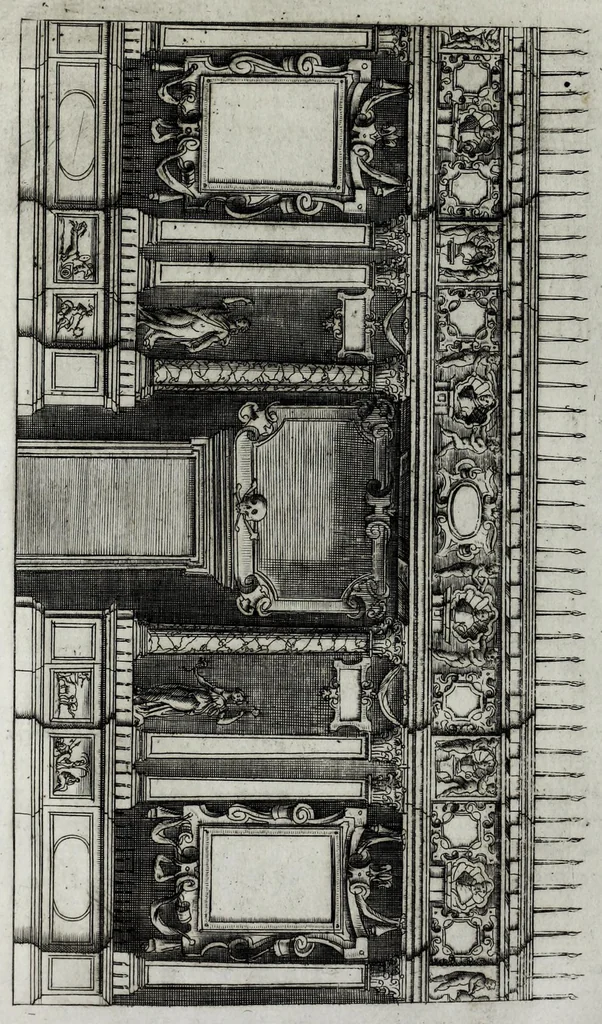 An illustration from Eseqvie fatte in Venetia dalla natione fiorentina al serenissimo d. Cosimo II qvarto gran dvca di Toscana il dì 25 di maggio j62j, 1621, leaf 20