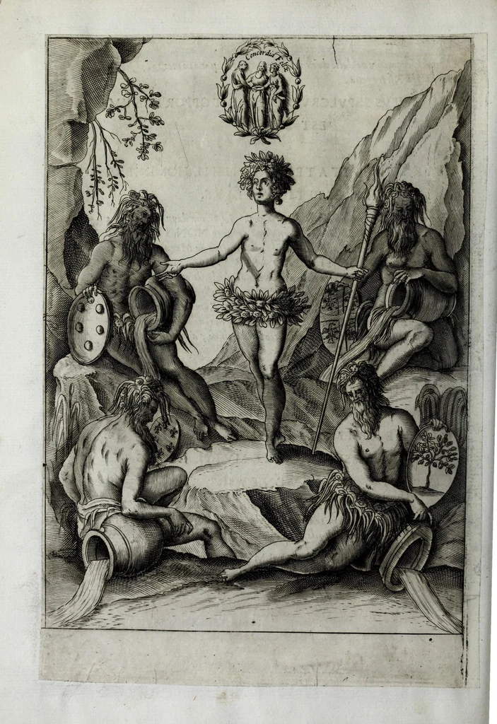 An illustration from Eseqvie fatte in Venetia dalla natione fiorentina al serenissimo d. Cosimo II qvarto gran dvca di Toscana il dì 25 di maggio j62j, 1621, leaf 24