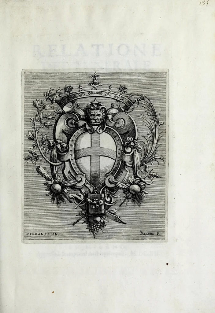 An illustration from Eseqvie fatte in Venetia dalla natione fiorentina al serenissimo d. Cosimo II qvarto gran dvca di Toscana il dì 25 di maggio j62j, 1621, leaf 59